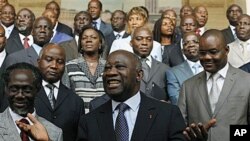 Laurent Gbagbo et son gouvernement