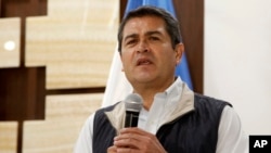 Le président hondurien, Juan Orlando Hernandez, Tegucigalpa, au Honduras, le 4 décembre 2017. 
