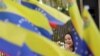 La candidata presidencial opositora, María Corina Machado, durante un evento en Caracas. 