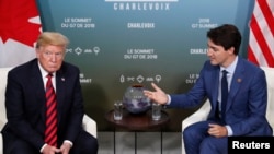 shugaban Amurka Donald Trump da Firai Ministan Canada Justin Trudeau