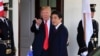 美国总统特朗普2018年6月7日于白宫欢迎日本首相安倍晋三。（资料图）