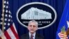 Attorney General Merrick Garland speaks about a jury's verdict in the case against former Minneapolis Police Officer Derek Chauvin in the death of George Floyd, at the Department of Justice, in Washington, D.C., April 21, 2021. 