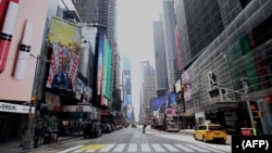 Times Square, New York, 16. mart 2020.