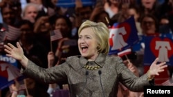  Hillary Clinton à Philadelphie, en Pennsylvanie, le 26 avril 2016.