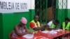 Mesa de voto na Guiné-Bissau