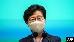 香港特首林鄭月娥。（2020年6月9日）