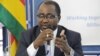 World Food Program country director for Zimbabwe Sory Ouane speaking in Harare, Sept. 18, 2013. (Sebastian Mhofu for VOA)