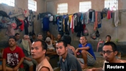 Suasana di Lapas Sialang Bungkuk, kota Pekanbaru, provinsi Riau (foto: Antara). 
