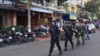 FILE: Tightened security on the first day of the annual Water Festival in Phnom Penh, Cambodia, November 2, 2017. (Tum Malis/VOA Khmer)