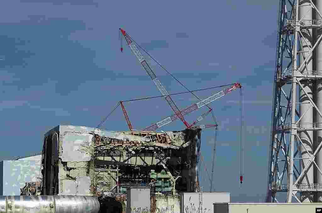 Reaktor Unit 4 di PLTN Fukushima, 12 November 2011. 