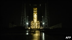 3月3日，歐洲太空總署衛星發射器阿麗亞娜6號(Ariane 6)火箭在法屬圭亞那太空中心首次發射前。 (圖片來源：法新社)