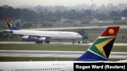 South African Airways airplanes - avion de la compagnie aérienne SAA