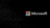 El logo de Microsoft se muestra antes del Mobile World Congress en Barcelona, España, el 24 de febrero de 2019. 