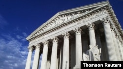 File- In the U.S. Supreme Court justices ruled that a prosecutor in New York City can obtain President Donald Trump's financial records including tax returns, July 9, 2020.