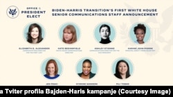 This image shows President-elect Joe Biden's nominees for his communications team in the White House (Courtesy Image via Joe Biden's official Twitter account)