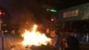 香港本土派人士認為旺角警民衝突是民怨所致 (美國之音 湯惠芸拍攝) 
