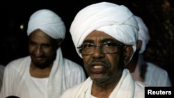 FILE - Sudan's President Omar al-Bashir.