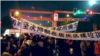 中国湖北省武汉市新洲区居民走上街头，抗议政府要在当地建一个垃圾焚烧发电厂。（网络图片）