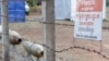 FILE PHOTO - Warning signs are seen at the Cambodian Mine Action Center in Kampong Chhnang province, Cambodia, March 31, 2017. (Sun Narin/VOA Khmer)