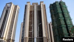 恆大集團在江蘇省蘇州太倉的一個建築工地（2021年9月23日）