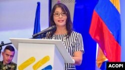 Rosmery Quintero, presidenta de la Asociación Colombiana de las Micro, Pequeñas y Medianas Empresas, ACOPI.
