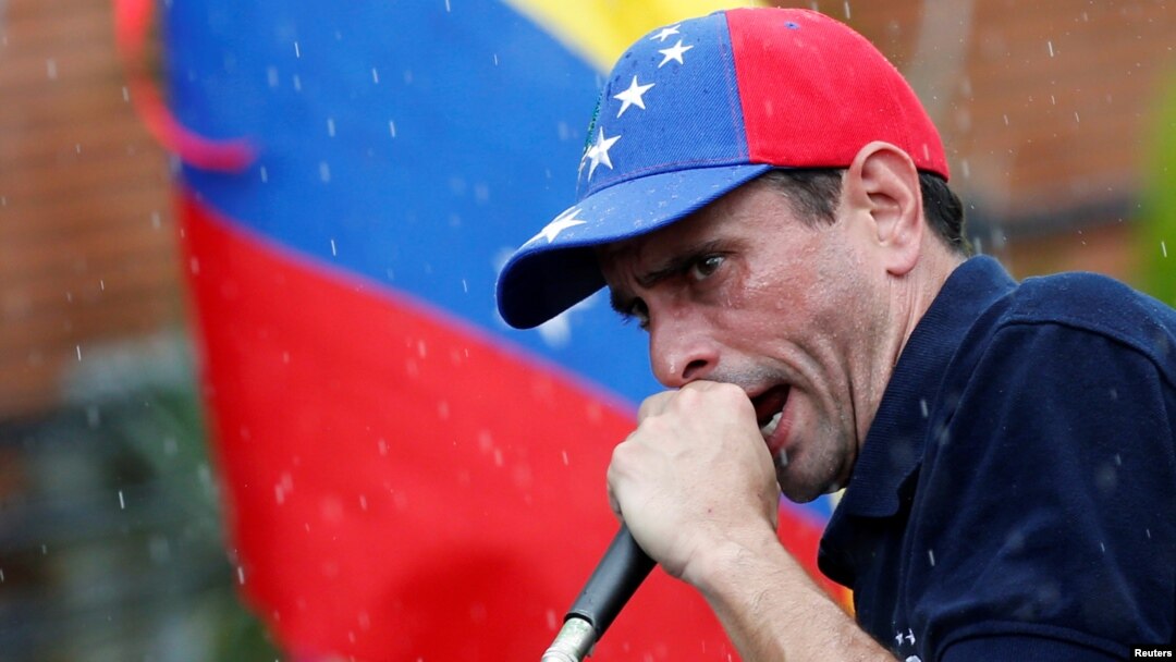 El excandidato presidencial venezolano Henrique Capriles dice que según sondeo el 71,8% de los venezolanos están dispuestos a participar en revocatorio.