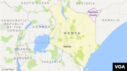 Ramani ya Kenya