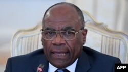 Léonard She Okitundu, ministre des Affaires étrangères de la République démocratique du Congo, lors d’une réunion à Moscou, Russie, 22 mars 2017. 