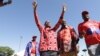 Zimbabwe’s main opposition party leader, Nelson Chamisa arriving in Marondera district about 80 km east of Harare, November 10, 2018 to address members of his the Movement for Democratic Change .