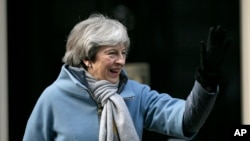 Waziri mkuu wa Uingereza, Teresa May.