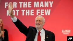 El presidente Donald Trump cree que el candidato laborista Jeremy Corbyn, le haría daño a Gran Bretaña en caso de convertirse en primer ministro. Foto AP. 