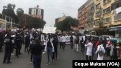 Manifestação em Luanda contra violência policial em Luanda (Foto de Arquvo)