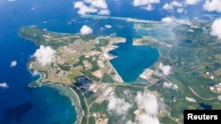 關島美國海軍基地鳥瞰 