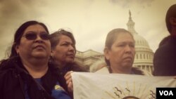 Border activists traveled across the country to Washington to put a human face on immigration reform, February 27, 2013.