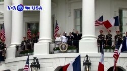Manchetes Americanas 24 Abril: Segurança, comércio, acordo nuclear em discussão entre Presidente Macron e Donald Trump