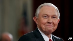 Jeff Sessions, Capitol Hill, Washington, le 10 janvier 2017.