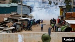 Manifestations anti-gouvernementales contre l'imposition de hausses d'impôts par le gouvernement à Nairobi.