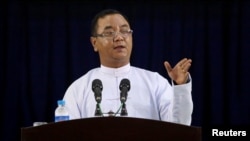 စစ်ကောင်စီပြောခွင့်ရ ဗိုလ်ချုပ်ဇော်မင်းထွန်း (ယခင်မှတ်တမ်းဓာတ်ပုံ)