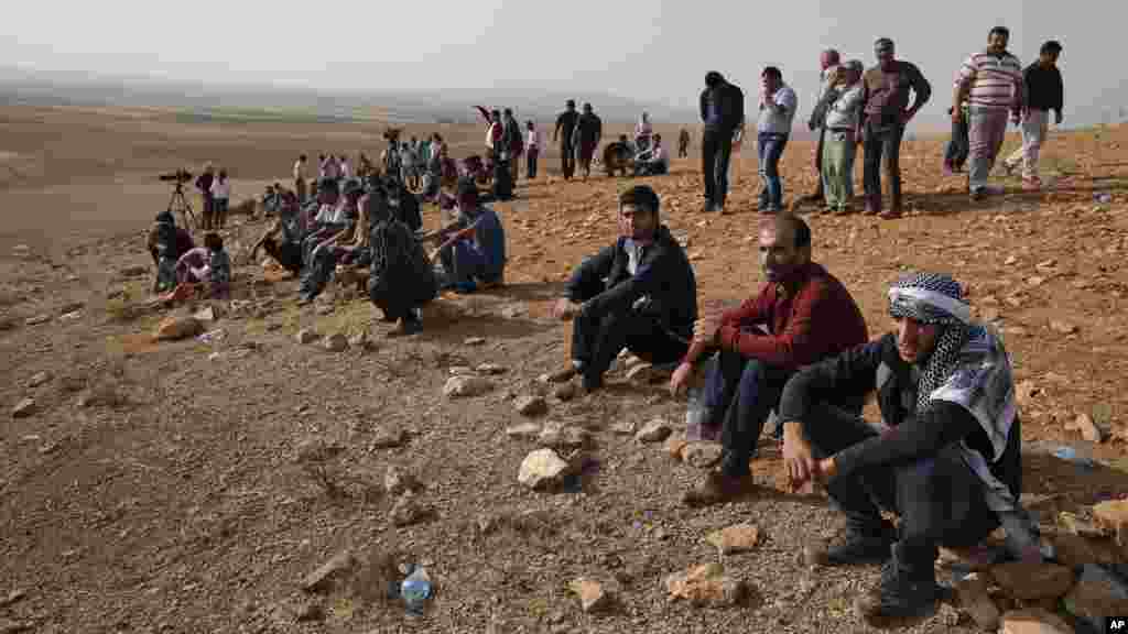Kobani a Siriya, 14 ga Oktoba, 2014.
