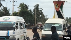Rua do monumento Emulação Socialista em Pemba, Cabo Delgado, Moçambique