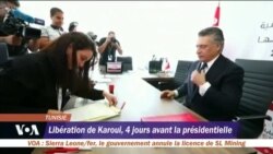 Libération d’un candidat à la présidentielle