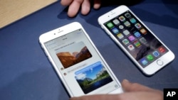 蘋果公於去年9月發布iPhone 6 和 iPhone 6 plus