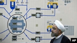 حسن روحانی در نیروگاه اتمی بوشهر