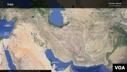 Map of Iran 
