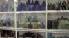 Old bottles displayed at The National Bottle Museum in Saratoga County, New York