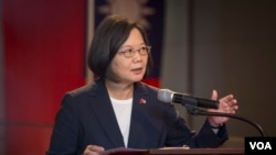 台湾总统蔡英文2019年7月11日出席台湾邦交国驻联合国代表酒会。 （台湾总统府提供）