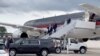 Од пристигнувањето на републиканскиот претседателски кандидат Доналд Трамп на меѓународниот аеродром Милвоки Мичел