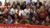台湾新住民在立法院展示他们的创意产品 （齐勇明拍摄）