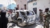 Somalia's government spokesperson Mohamed Ibrahim Moalimuu was wounded in a suicide bombing in Mogadishu, Somalia, Jan. 16, 2022.