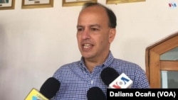 Sergio Maltés, vicepresidente del Consejo Superior de la Empresa Privada (COSEP) en Nicaragua dijo que esa entidad ha propuesto medidas urgentes al gobierno. [Foto Daliana Ocaña, VOA].